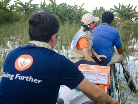 Emergency Response Staff on boat